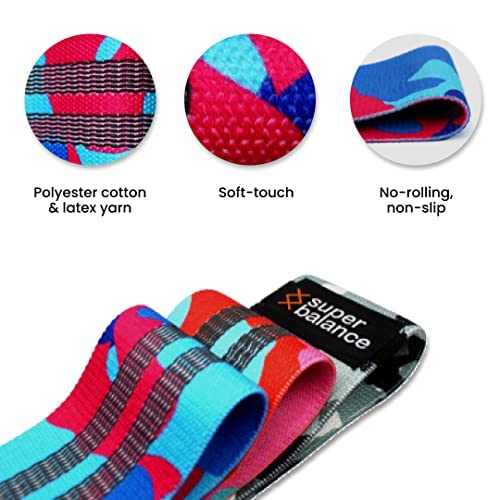 Super Balance Hip Resistance Bands (Patterned)